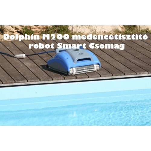 Maytronics Dolphin M200  CB medencetisztító robot smart csomag (plusz szűrőkkel 50 és 70 mikronos)
