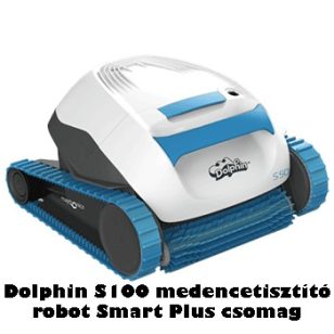   Maytronics Dolphin S100 medencetisztító robot smart plus csomag (tárolókocsival és takaróval)