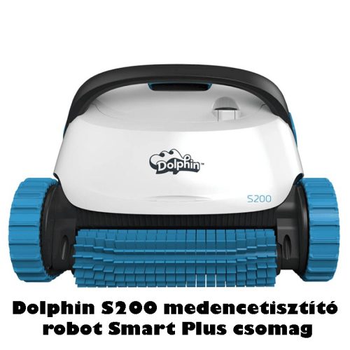 Maytronics Dolphin S200 medencetisztító robot smart plus csomag (tárolókocsival és takaróval)